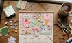 Make a cozy linen calendar for 2027 by the lake