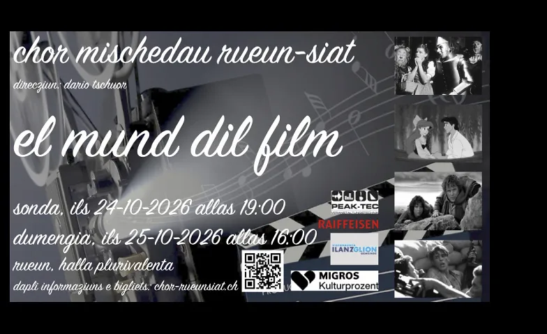 El mund dil film - Concert Chor mischedau Rueun-Siat., Concerts / Choir, Halla polivalenta