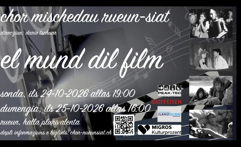 El mund dil film - Concert Chor mischedau Rueun-Siat, Concerts / Choir, Halla polivalenta
