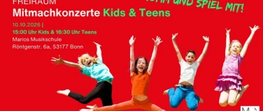 Event-Image for 'FREIRAUM Kids & Teens Mitmachkonzerte'