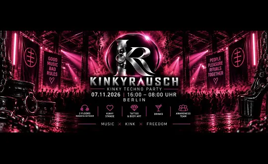 Sponsoring-Logo von KINKYRAUSCH – Kinky Party Berlin Event