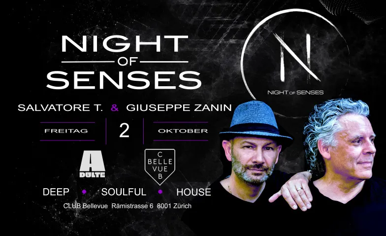 ADULTE: NIGHT OF SENSES DEEP SOULFUL HOUSE