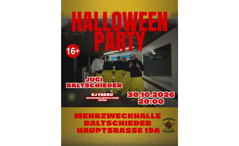 Halloween-Party – Jugi Baltschieder, Parties / Halloween, Jugendlokal Baltschieder