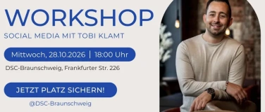 Event-Image for 'DSC Braunschweig- WORKSHOP mit Tobi Klamt'