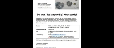 Event-Image for 'Erz&auml;hlcaf&eacute;: Dir war/ist langweilig? Grossartig!'