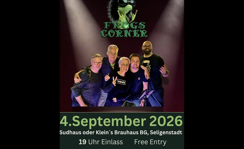 Live Musik im Sudhaus -FROGS CORNER