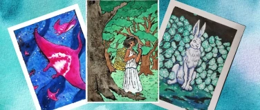 Event-Image for 'Ink Resist Gouache Painting Workshop'