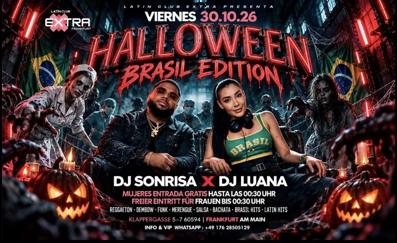 Halloween Brasil Frankfurt, Partys / Halloween, Klappergasse 5