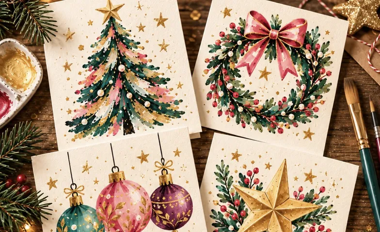 Event-Image for 'Kreative Weihnachtskarten &ndash; Kinder-Kunstworkshop'