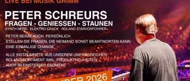 Event-Image for 'ROLAND E-Piano - Vorf&uuml;hrung mit Starvorf&uuml;hrer PETER SCHREURS'