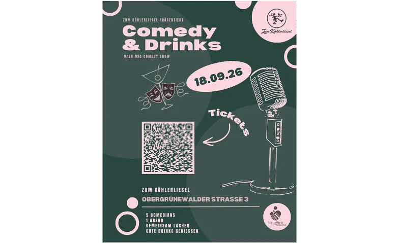Event-Image for 'Comedy & Drinks'