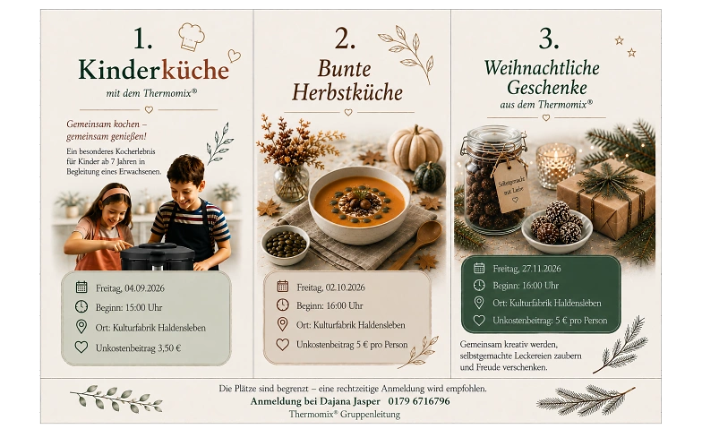 Kinderküche „Gemeinsam kochen, genießen"