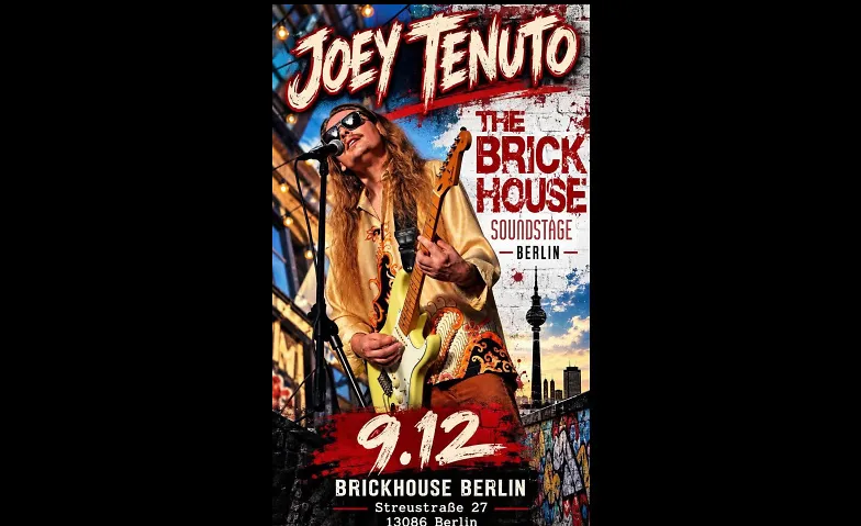 Joey Tenuto Band (USA), Konzerte / Jazz & Blues, Brickhouse Berlin