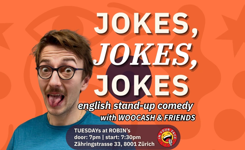 Jokes, Jokes, Jokes - English Stand-up comedy show Billets