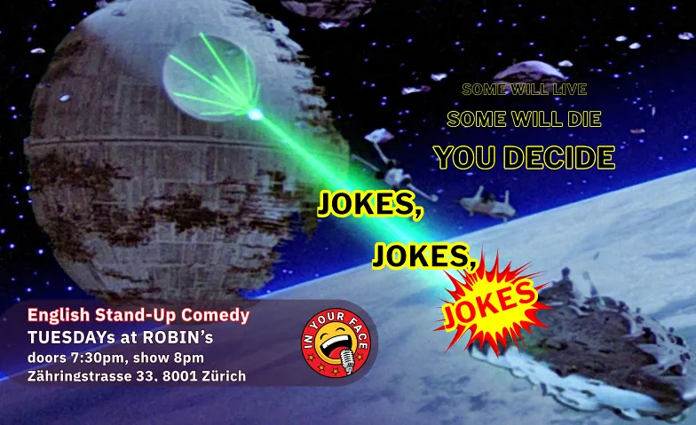 Jokes, Jokes, Jokes - English Stand-up comedy show, Comedy / Comedy & Kabarett, ROBIN's Coffee