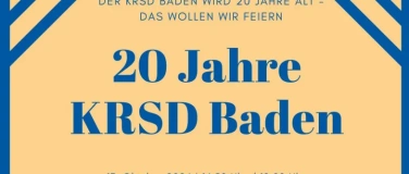 Event-Image for 'Filmvorf&uuml;hrung und &ouml;ffentliche Jubil&auml;umsfeier KRSD Baden'