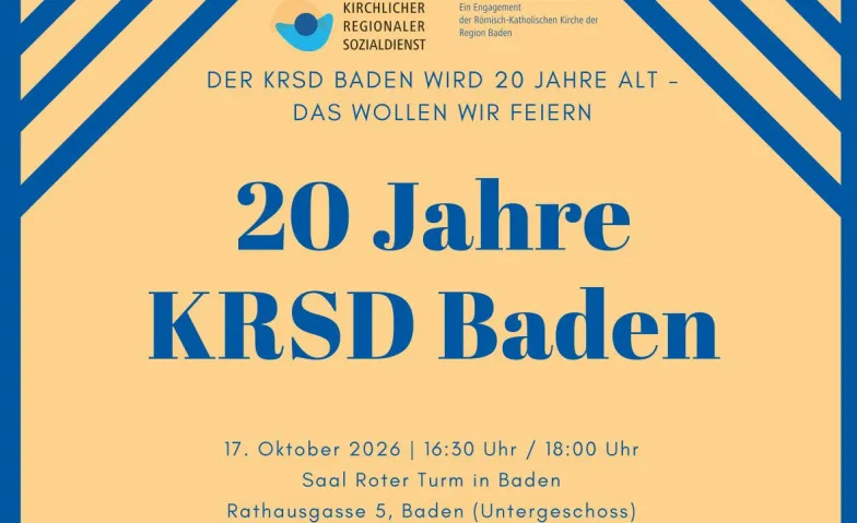 Filmvorführung und öffentliche Jubiläumsfeier KRSD Baden