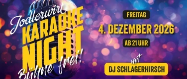 Event-Image for 'Jodlerwirt Karaoke Night'