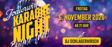 Event-Image for 'Jodlerwirt Karaoke Night'