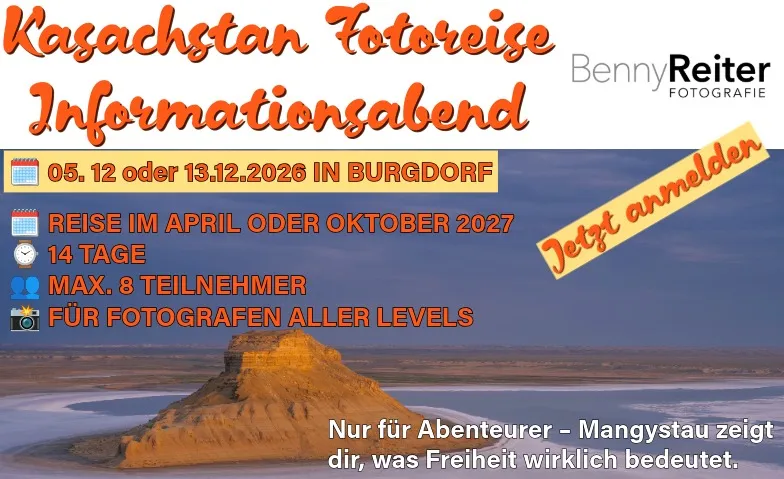 INFORMATIONSABEND FOTOREISE KASACHSTAN / MANGYSTAU