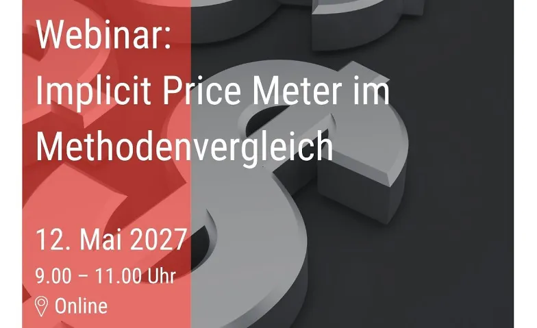 SI TRAINING: Webinar Implicit Price Meter Methodenvergleich, Kurse & Seminare / Berufliche Bildung, Online-Event