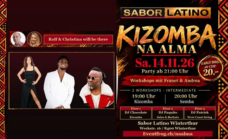 Kizomba na Alma, Soirées & Fêtes / Latino, salsa & bachata, Sabor Latino