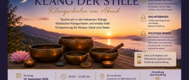 Event-Image for 'Klangbad mit tibetischen Klangschalen'