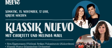 Event-Image for 'Klassik Nuevo mit Chortett und Melinda Maul'