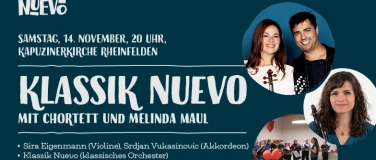 Event-Image for 'Klassik Nuevo mit Chortett und Melinda Maul'