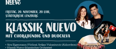 Event-Image for 'Klassik Nuevo mit chor&b&uuml;ndig und DuoCalva'
