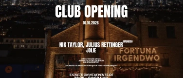 Event-Image for 'NTA CLUB OPENING @ FORTUNA IRGENDWO FRANKFURT'