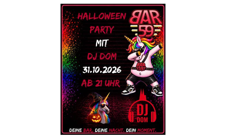 Halloweenparty mit DJ Dom