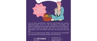 Event-Image for 'H&auml;kelkurs f&uuml;r Anf&auml;nger im BookLovers'