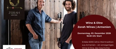 Event-Image for 'Wine & Dine Zorah Wines, Armenien'