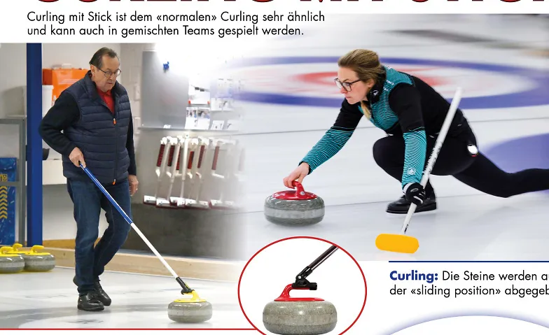 Curling mit und ohne Stick