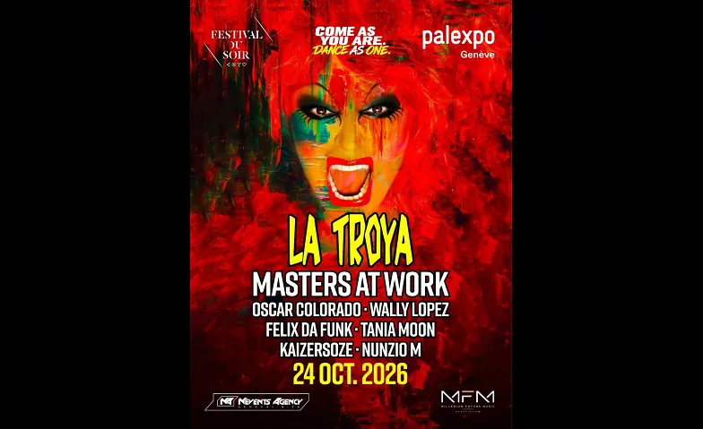 La Troya Ibiza à Genève — Masters at Work · Palexpo, samedi, Partys / House & Techno, Palexpo Genève — Halle 6
