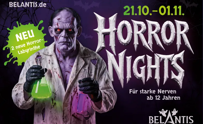 Event-Image for 'Horror Nights bei BELANTIS &ndash; Nichts f&uuml;r schwache Nerven'