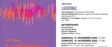 Event-Image for 'Lachrimae: 14. November Konzert'