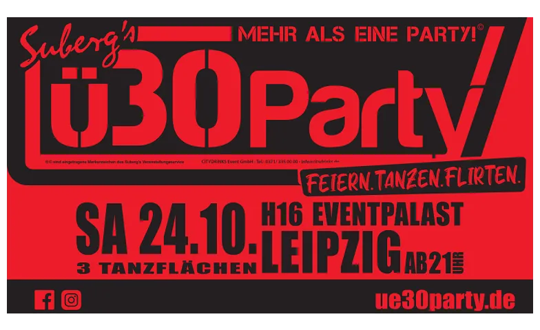 Suberg's ü30 Leipzig, Soirées & Fêtes / Disco, H16 Leipzig