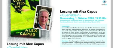 Event-Image for 'Lesung mit Alex Capus - Querfeldein'