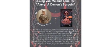 Event-Image for 'Lesung mit Melanie Lane &ndash; &bdquo;Avery: A Demon&rsquo;s Bargain&ldquo;'