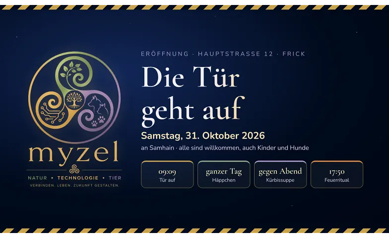 Eröffnung myzel · Die Tür geht auf, Kurse & Seminare / Allgemeinbildung, myzel