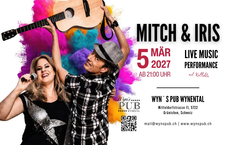 Mitch & Iris im Wyn's Pub Wynental, Concerts / Pop & Rock, Wyn’s Pub Wynental