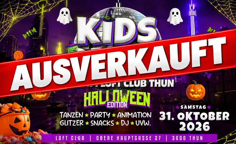 KIDS DISCO - HALLOWEEN EDITION @ LOFT CLUB, Evénements pour les enfants / Fête pour les enfants, Loft Club