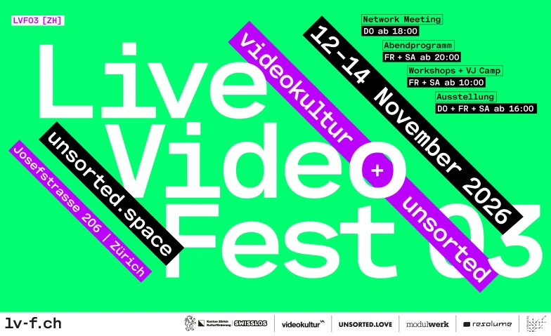 Live Video Fest 03 [Zürich], Festivals / Kunst & Kultur, unsorted.space