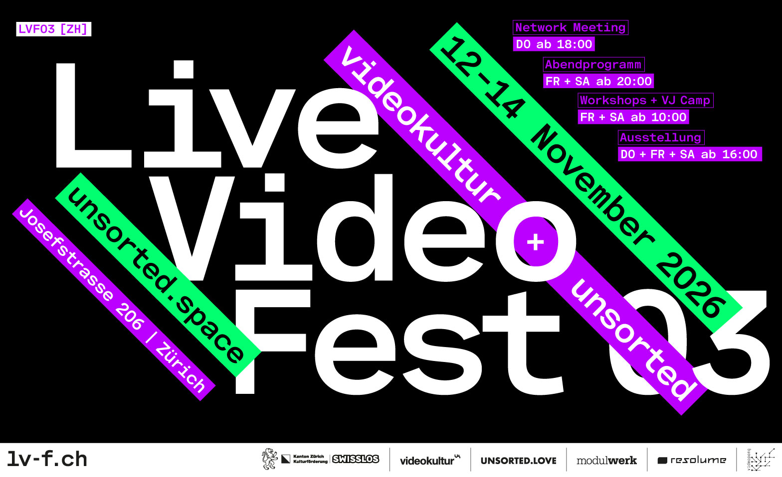 Event-Image for 'Live Video Fest 03 [Z&uuml;rich]'