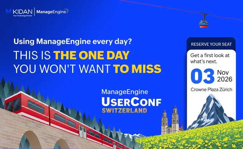ManageEngine UserConf Switzerland 2026 – IT Conference