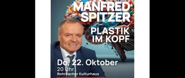 Event-Image for 'Manfred Spitzer - Plastik im Kopf'