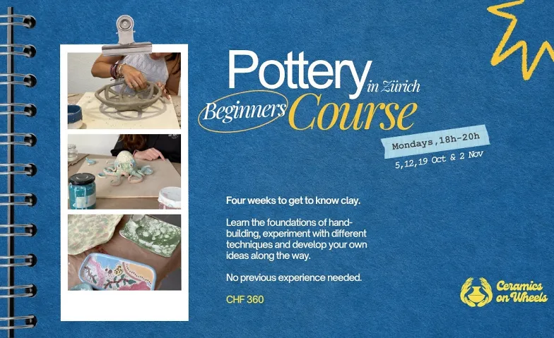 Learn the basics of pottery - Beginners Ceramics Course