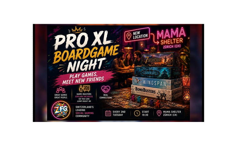 Zurich Strategy Board Games Night &ndash; Pro XL Experience Tickets